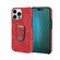 iPhone 14 Pro Max Ring Holder PU Phone Case  - Red