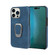 iPhone 14 Pro Max Ring Holder PU Phone Case  - Blue