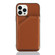 iPhone 14 Pro Max Skin Feel PU + TPU + PC Back Cover Shockproof Case  - Brown