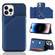 iPhone 14 Pro Max Skin Feel PU + TPU + PC Back Cover Shockproof Case  - Royal Blue