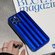 iPhone 14 Pro Max Roman Column Stripes TPU Phone Case  - Sapphire Blue