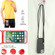 iPhone 14 Pro Max Wheat Straw Material + TPU Shockproof Phone Case with Neck Lanyard  - Black