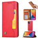 iPhone 14 Pro Max Knead Skin Texture Leather Case  - Red