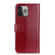 iPhone 14 Pro Max Pearl Texture Leather Case  - Wine Red