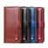 iPhone 14 Pro Max Pearl Texture Leather Case  - Wine Red