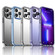 iPhone 14 Pro Max Crystal Clear Shockproof Phone Case  - Transparent Purple