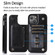 iPhone 14 Pro Max Double Buckle Phone Case  - Black