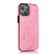 iPhone 14 Pro Max Butterflies Flowers Double Buckle Case  - Pink