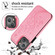 iPhone 14 Pro Max Butterflies Flowers Double Buckle Case  - Pink