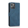 iPhone 14 Pro Max Retro Magnetic Closing Clasp Leather Case  - Navy Blue