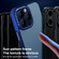 iPhone 14 Pro Max Shockproof Metal + Acrylic + TPU Phone Case  - Blue