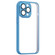 iPhone 14 Pro Max Shockproof Metal + Acrylic + TPU Phone Case  - Light Blue