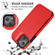 iPhone 14 Pro Max Double Buckle Phone Case  - Red