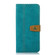 iPhone 14 Pro Max Stitching Thread Calf Texture Leather Phone Case  - Light Green