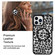 iPhone 14 Pro Max Leather Texture MagSafe Magnetic Phone Case  - Houndstooth