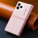 iPhone 14 Pro Max Magnetic Leather Phone Case  - Rose Gold
