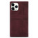 iPhone 14 Pro Max Magnetic Leather Phone Case  - Wine Red