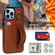 iPhone 14 Pro Max Wrist Strap Holder Phone Case  - Brown
