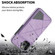 iPhone 14 Pro Max Line Card Holder Phone Case  - Purple