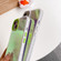 iPhone 14 Pro Max Laser Crocodile Pattern Phone Case  - Milk Tea Color