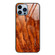 iPhone 14 Pro Max Wood Grain Glass Protective Case  - Light Brown