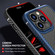 iPhone 14 Pro Max iPAKY Carbon Fiber Texture Shockproof PC + TPU Protective Phone Case  - Blue