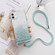 iPhone 14 Pro Max Lanyard Gradient Glitter Epoxy Case  - Glacier Blue