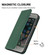 iPhone 14 Pro Max Woven Texture Leather Case  - Green