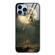 iPhone 14 Pro Max Colorful Painted Glass Phone Case  - Moon