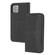 iPhone 14 Pro Max Woven Texture Leather Case  - Black