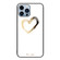 iPhone 14 Pro Max Colorful Painted Glass Phone Case  - Golden Love