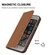 iPhone 14 Pro Max Woven Texture Leather Case  - Brown