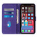 iPhone 14 Pro Max Crossbody 3D Embossed Flip Leather Phone Case  - Purple