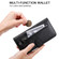iPhone 14 Pro Max Fashion Calf Texture Zipper Horizontal Flip Leather Phone Case  - Black