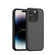 iPhone 14 Pro Max Skin Feel Frosted Color Button Phone Case  - Black