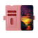 iPhone 14 Pro Max Twill Texture Side Button Leather Phone Case  - Pink