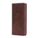 iPhone 14 Pro Max Cow Texture Magnetic Leather Phone Case  - Dark Brown