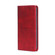 iPhone 14 Pro Max Cow Texture Magnetic Leather Phone Case  - Red