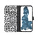 iPhone 14 Pro Max Leopard Pattern Horizontal Flip Leather Phone Case  - White