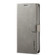 iPhone 14 Pro Max LC.IMEEKE Calf Texture Horizontal Flip Leather Case  - Grey