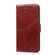 iPhone 14 Pro Max Geometric Stitching Leather Phone Case  - Dark Brown