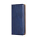 iPhone 14 Pro Max Gloss Oil Solid Color Magnetic Leather Phone Case  - Blue