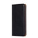 iPhone 14 Pro Max Gloss Oil Solid Color Magnetic Leather Phone Case  - Black