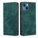iPhone 14 Pro Max RFID Anti-theft Brush Magnetic Leather Phone Case  - Green