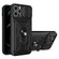 iPhone 14 Pro Max Lanyard Slide Camshield Card Phone Case  - Black