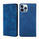 iPhone 14 Pro Max Skin Feel Magnetic Leather Phone Case  - Blue