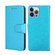 iPhone 14 Pro Max Crystal Texture Horizontal Flip Leather Phone Case  - Light Blue