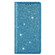 iPhone 14 Pro Max Ultrathin Glitter Magnetic Leather Case - Sky Blue