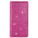 iPhone 14 Pro Max Ultrathin Glitter Magnetic Leather Case - Rose Red