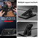 iPhone 14 Pro Max Lanyard Slide Camshield Card Phone Case  - Dark Green